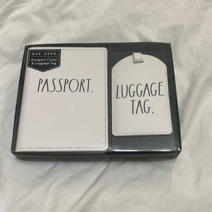 Rae Dunn Passport Cover & Luggage Tag. New in Box.